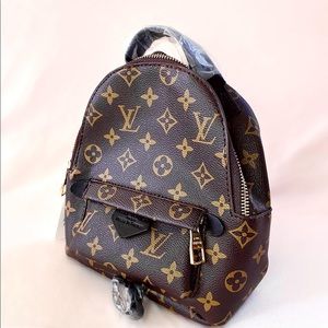 MINI Brown Leather Backpack